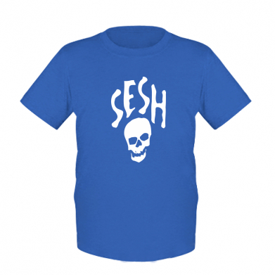 

Детская футболка для мальчиков Stedman Sesh skull S Синий