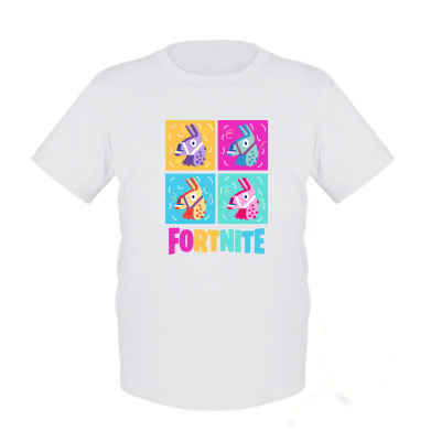 

Детская футболка для мальчиков Stedman Fortnite Llamas S Белый