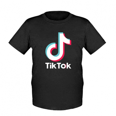 

Детская футболка для мальчиков Stedman Tiktok logo M Черный