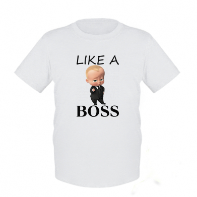 

Детская футболка для мальчиков Stedman Boss L Белый