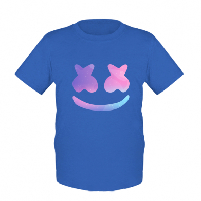 

Детская футболка для мальчиков Stedman Marshmello and smile L Синий