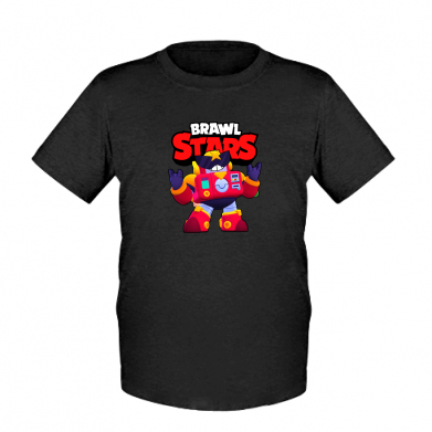 

Детская футболка для мальчиков Stedman Surge Brawl Stars XL Черный
