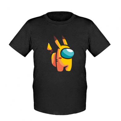 

Детская футболка для мальчиков Stedman Pikachu Among Us XL Черный
