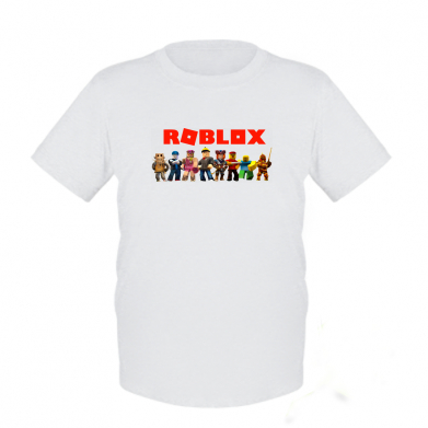 

Детская футболка для мальчиков Stedman Roblox team L Белый