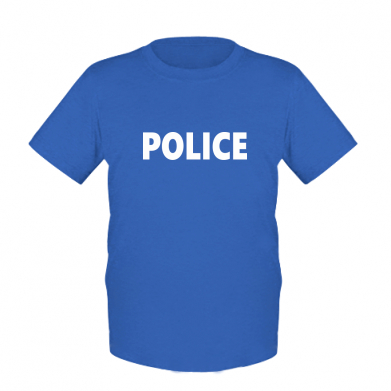 

Детская футболка для мальчиков Stedman POLICE S Синий