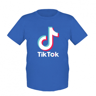 

Детская футболка для мальчиков Stedman Tiktok logo M Синий