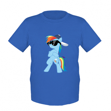 

Детская футболка для мальчиков Stedman Rainbow Dash Cool L Синий