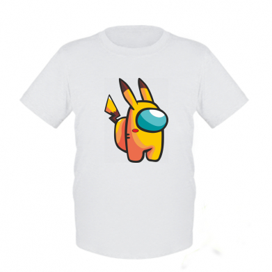 

Детская футболка для мальчиков Stedman Pikachu Among Us L Белый
