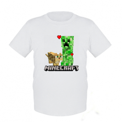 

Детская футболка для мальчиков Stedman Creeper and Cat S Белый