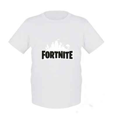 

Детская футболка для мальчиков Stedman Fortnite logo L Белый