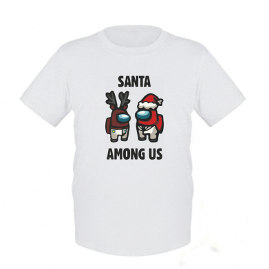 

Детская футболка для мальчиков Stedman Santa Among Us M Белый