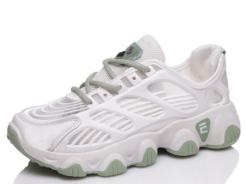

Женские кроссовки деми Prime 1805 white-green Белый р.40 (24 см.)