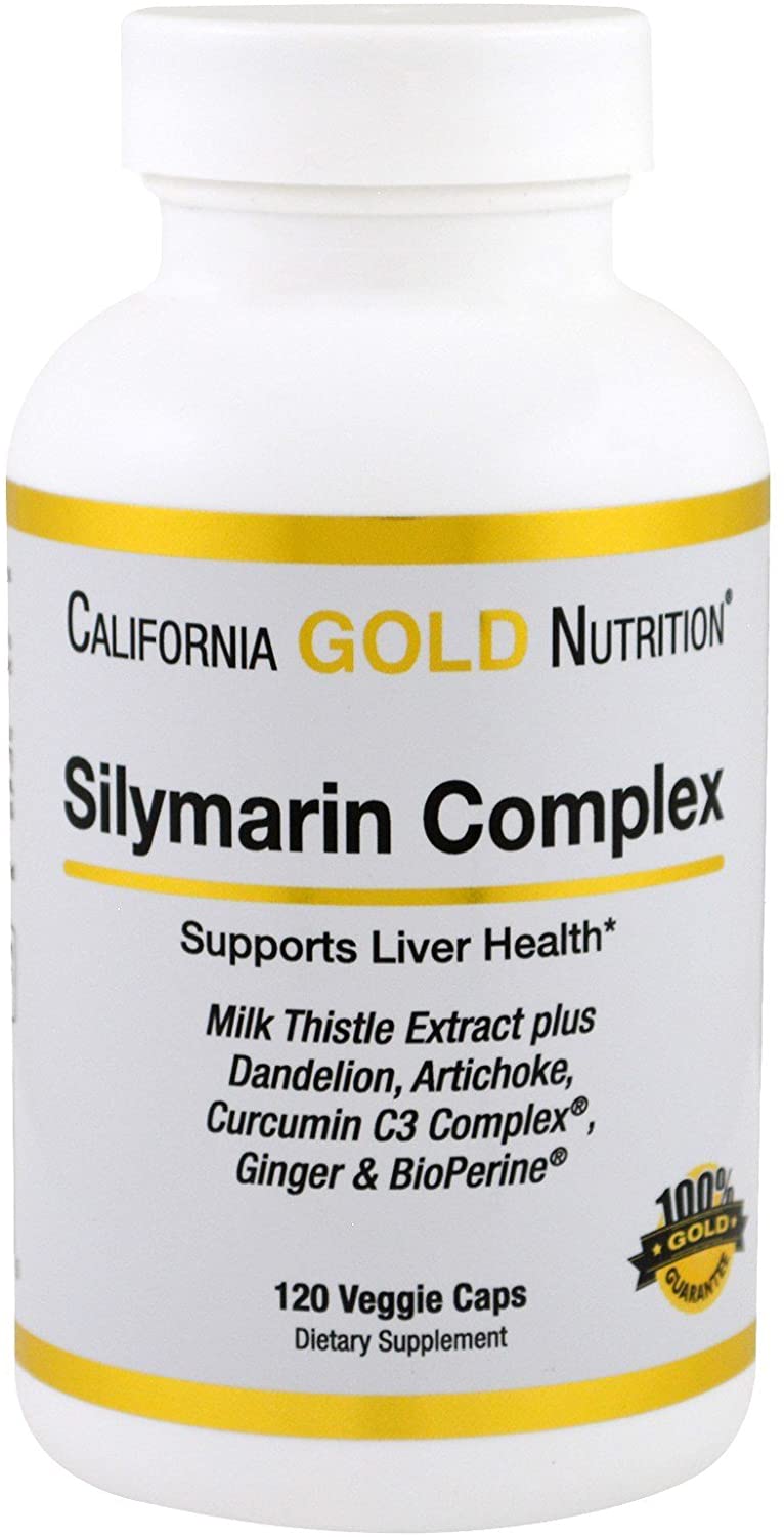 

Специальный продукт California Gold Nutrition Silymarin Complex 120 капсул (4384303667)