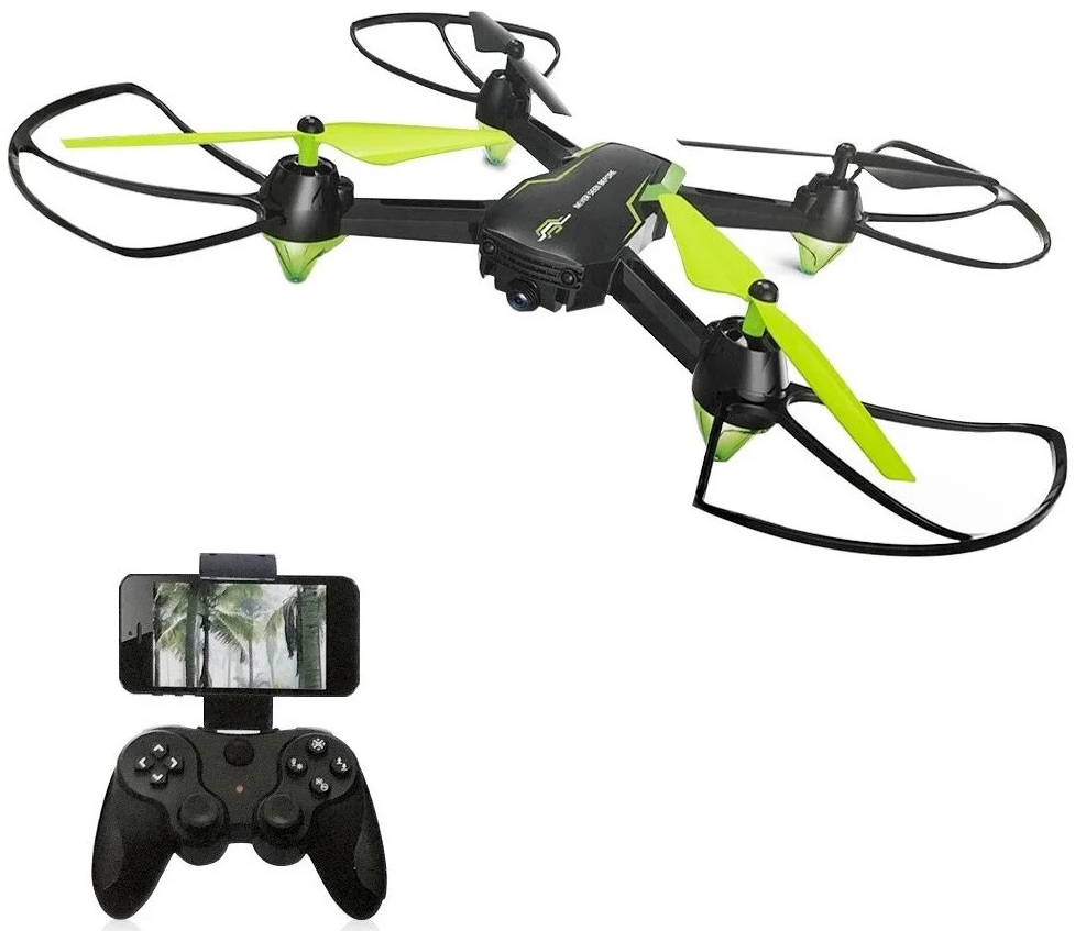 

Квадрокоптер дрон Smart HC676 c WiFi камерой и подсветкой