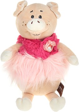 

Мягкая игрушка "Свинка Буба в меховой жилетке", 21см - MaxiToys (20-644420)