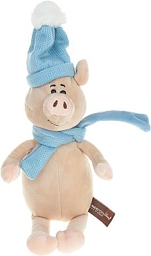 

Мягкая игрушка "Свин Бен с шарфом и шапкой", 22 см - MaxiToys (20-644434)