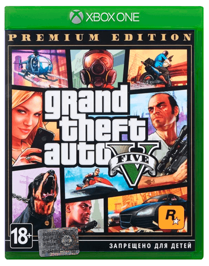 

Игра для Xbox One Grand Theft Auto V Xbox One (5026555362504)