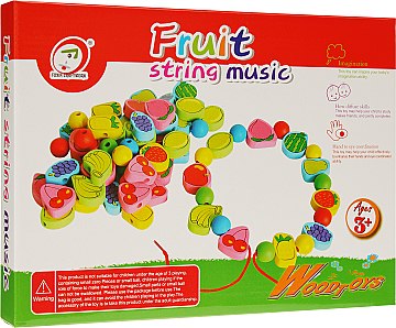 

Деревянная игрушка "Шнуровка", фрукты - Shantou (20-797770)
