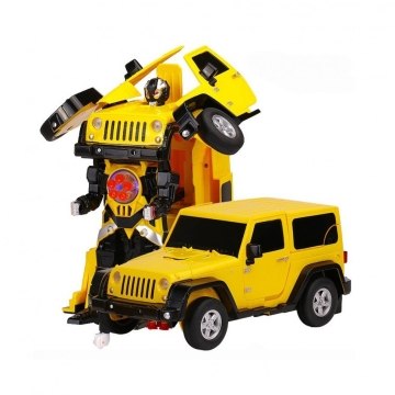 

Автомобиль трансформер на радиоуправлении Jeep Wrangler, желтая - MZ (20-534879)