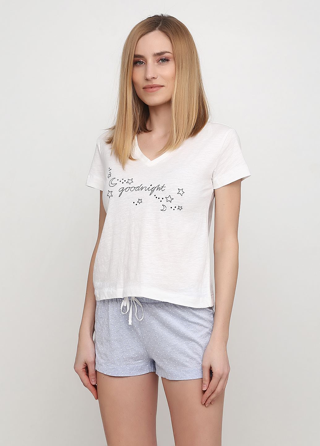 

Футболка H&M XS Белый 0749415_мес