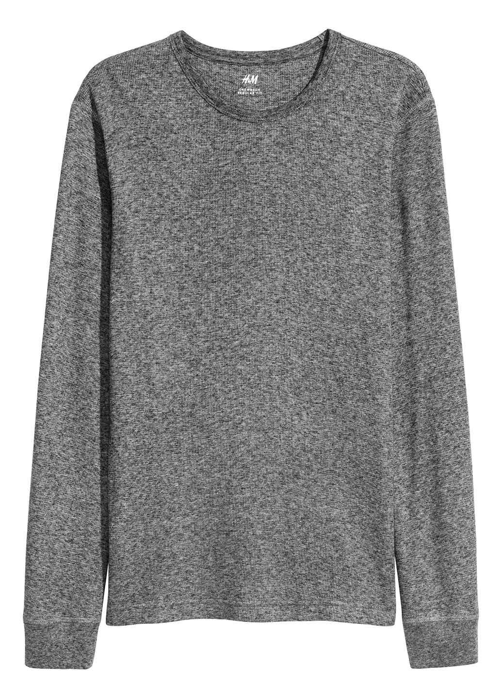 

Лонгслив H&M XS Серый 0362931_тем. серый_01