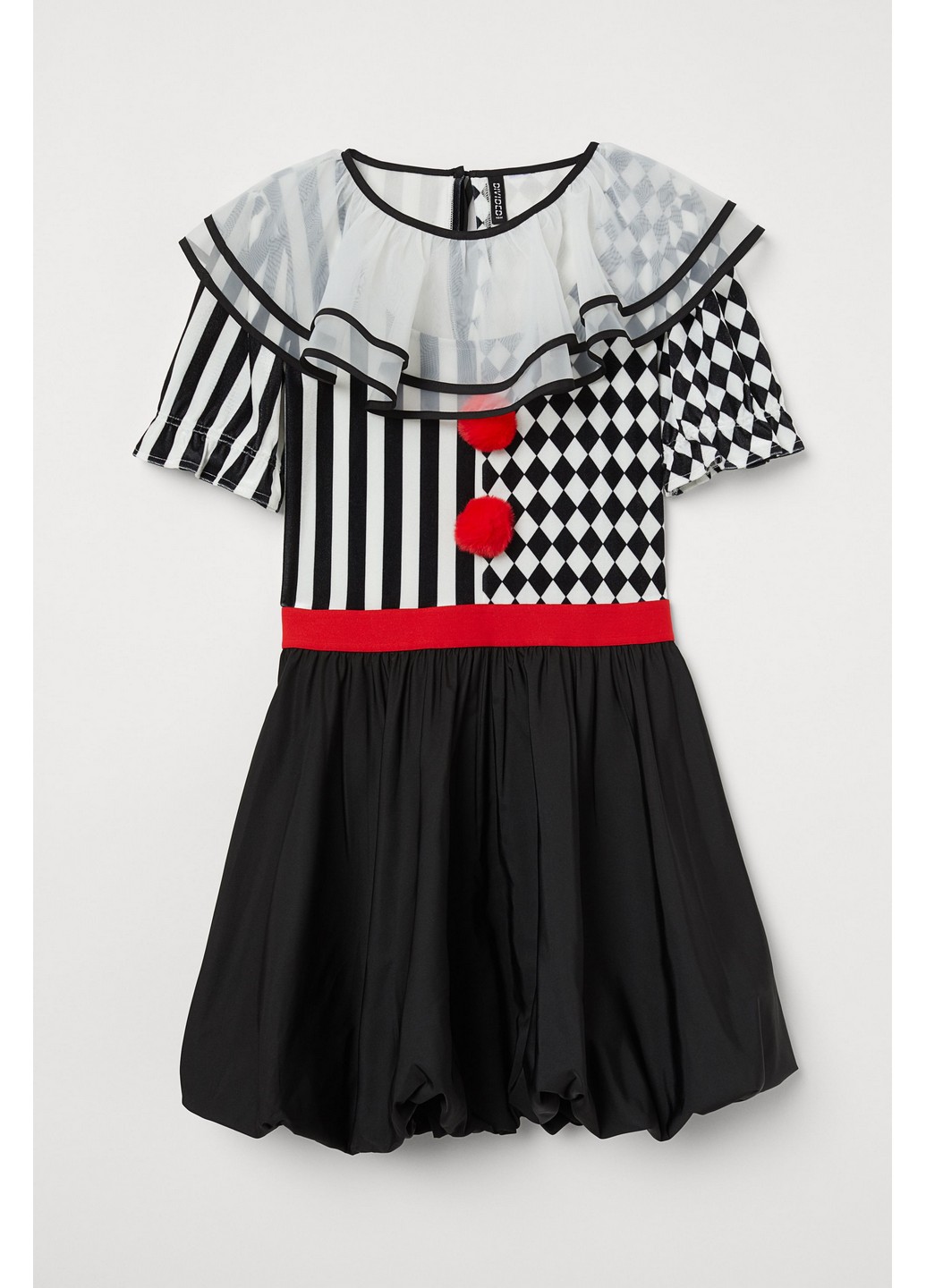 

Платье H&M M Черный 0853886_красн.пояс