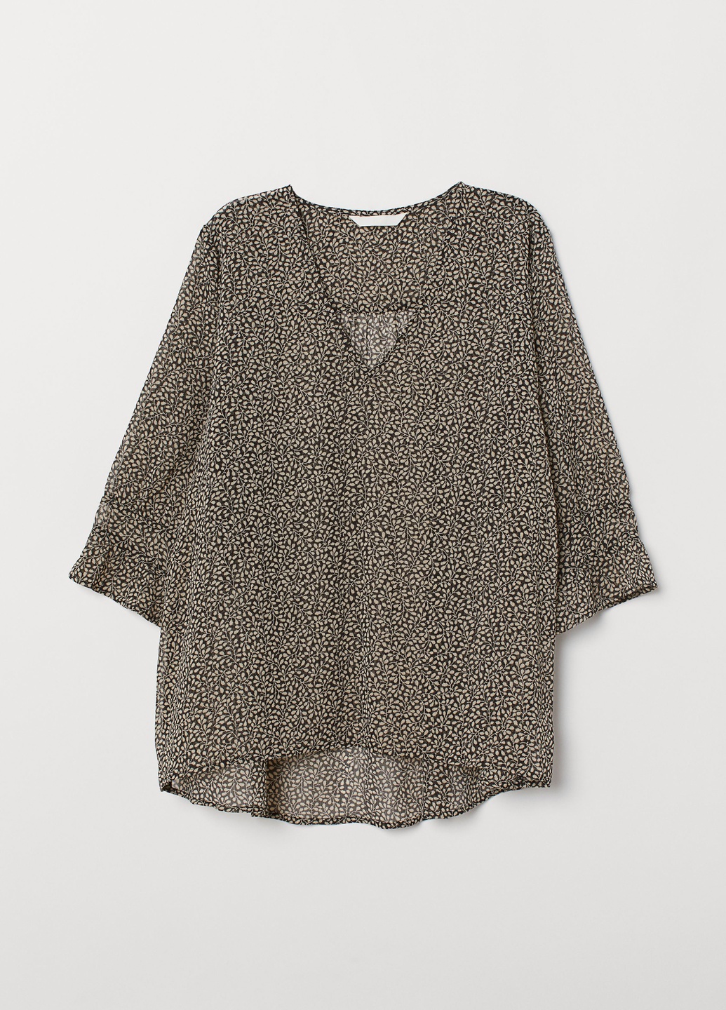 

Блуза H&M /P Черный 0726177_беж.лист_01, Блуза H&M 32/P Черный 0726177_беж.лист_01