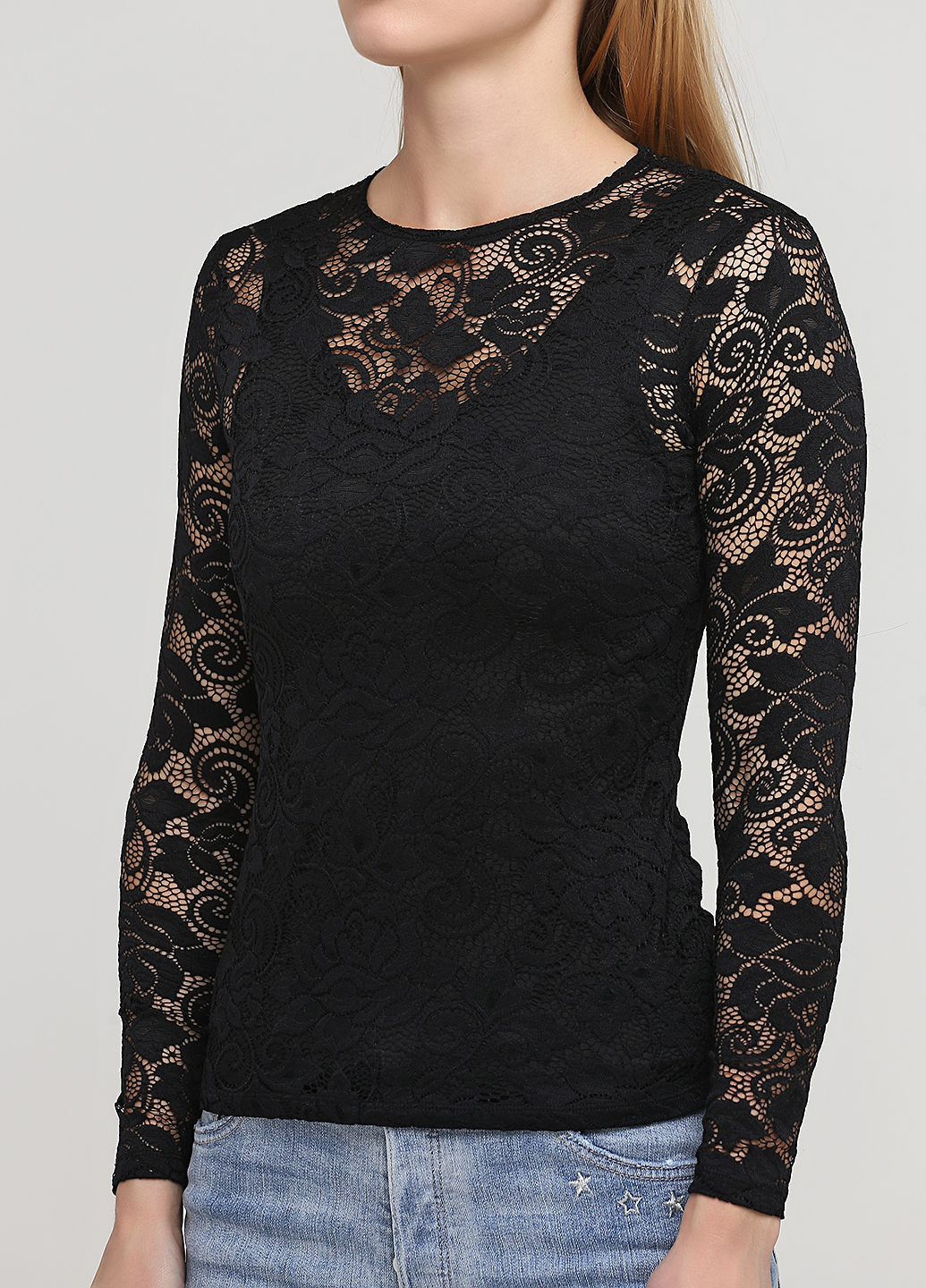 

Блуза H&M S Черный 0-1101