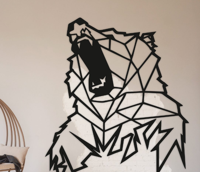 

Картина из дерева DecArt Bear 80x70 см