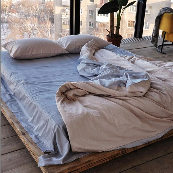 

Комплект постельного белья MOON LINE Nude Moon Хлопок + Сатин 150x215