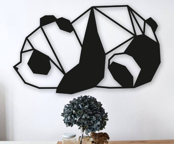 

Картина из дерева DecArt Panda 70x40 см