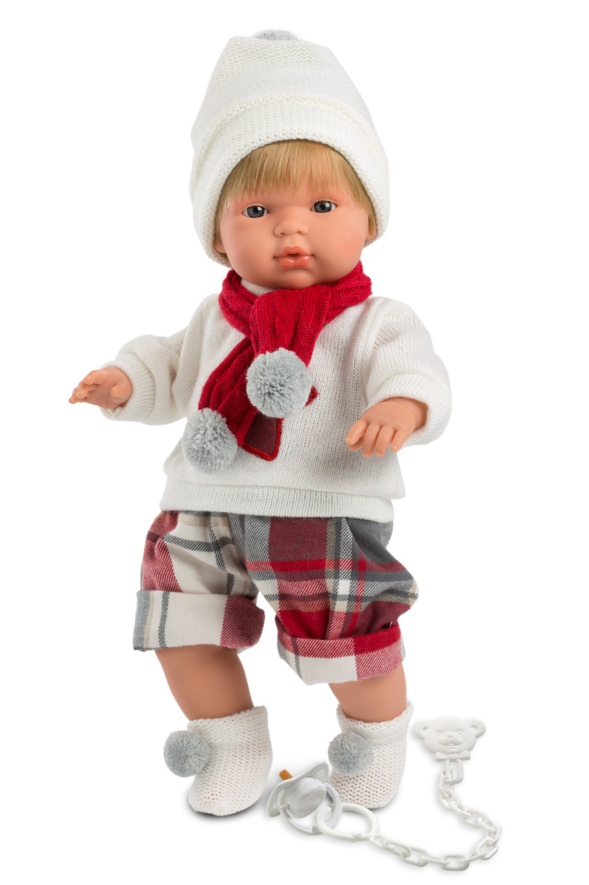 

Кукла Llorens 38547 Sasha в красно-белом наряде, 38 см