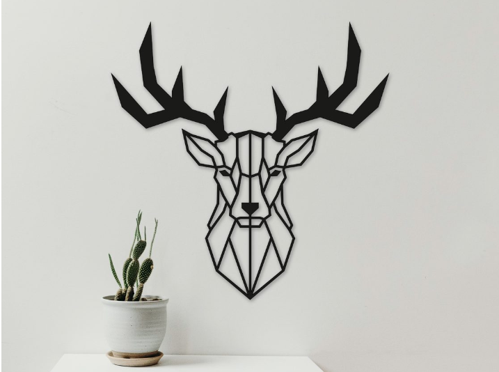 

Картина из дерева DecArt Deer Head 76x75 см