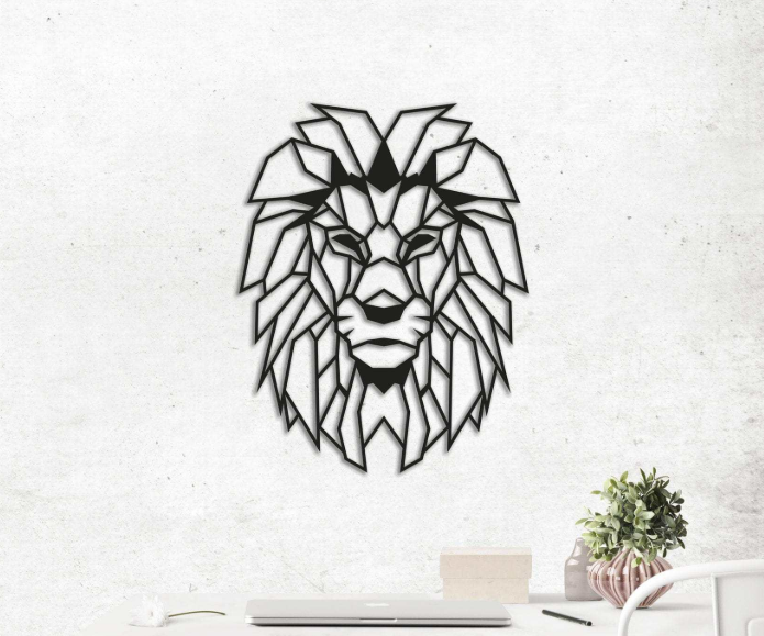 

Картина из дерева DecArt Lion 65x50 см