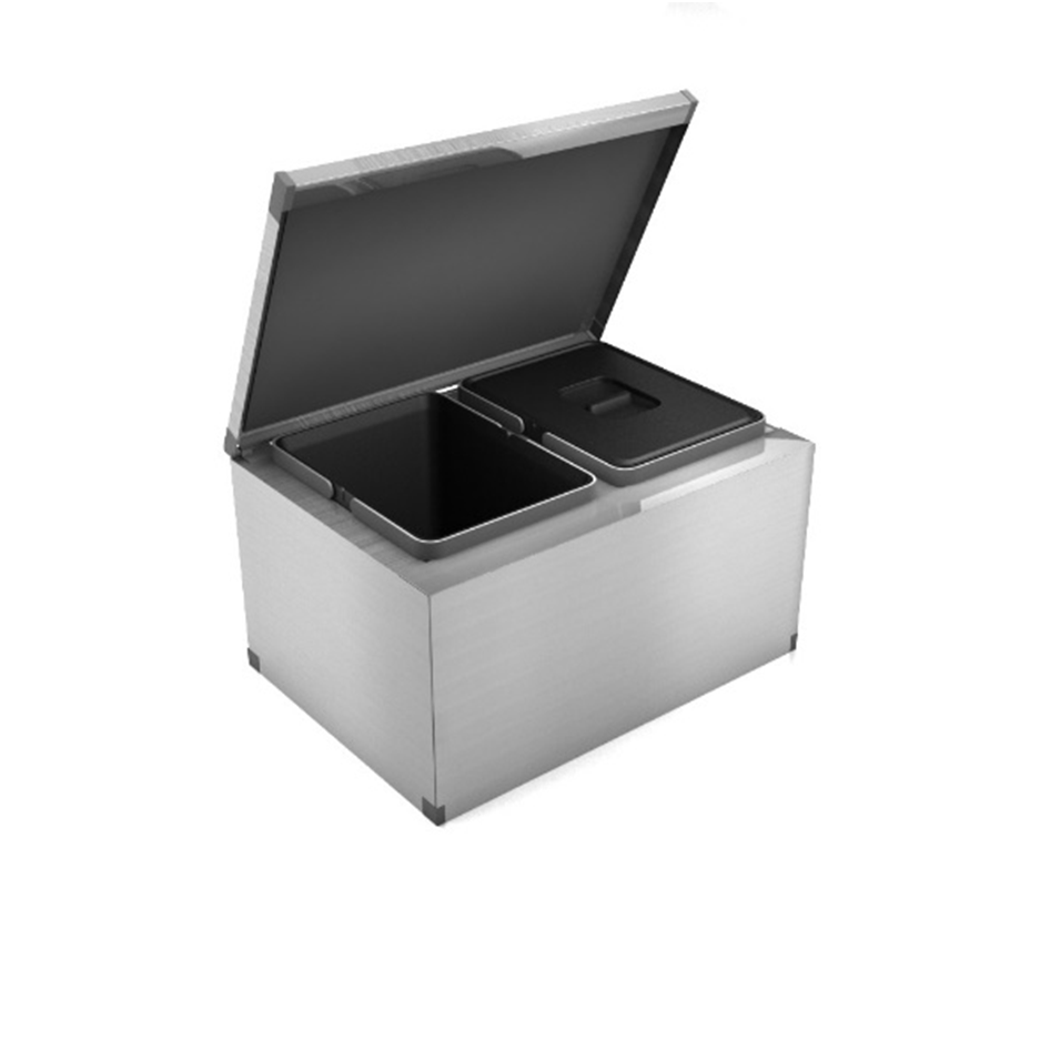 

Сортер для сміття Lavenox PCS 602901 NI 18л х 2 500 мм
