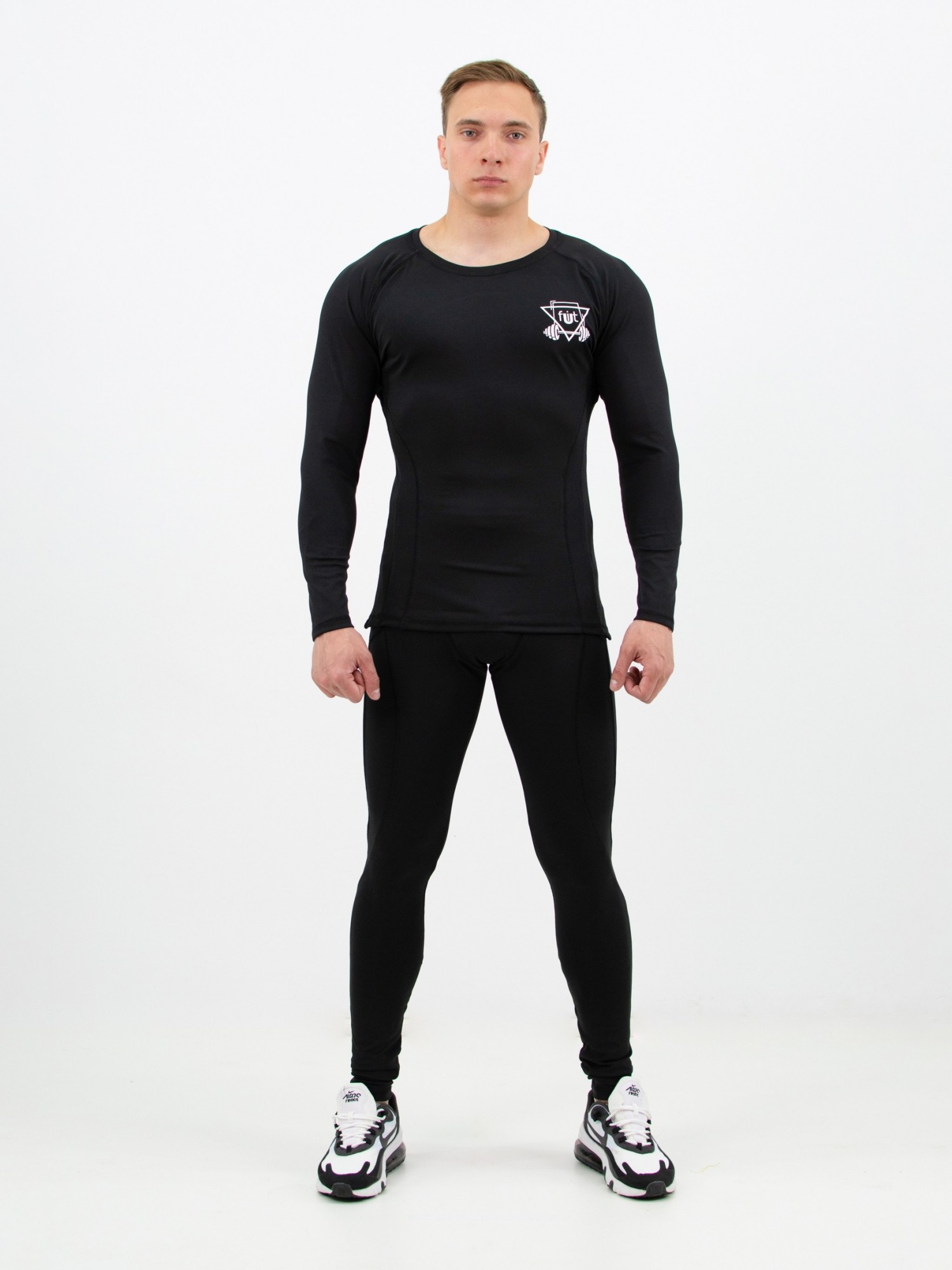 

Мужской спортивный комплект fitU Rush black 2.0  Черный, Мужской спортивный комплект fitU Rush black 2.0 M Черный