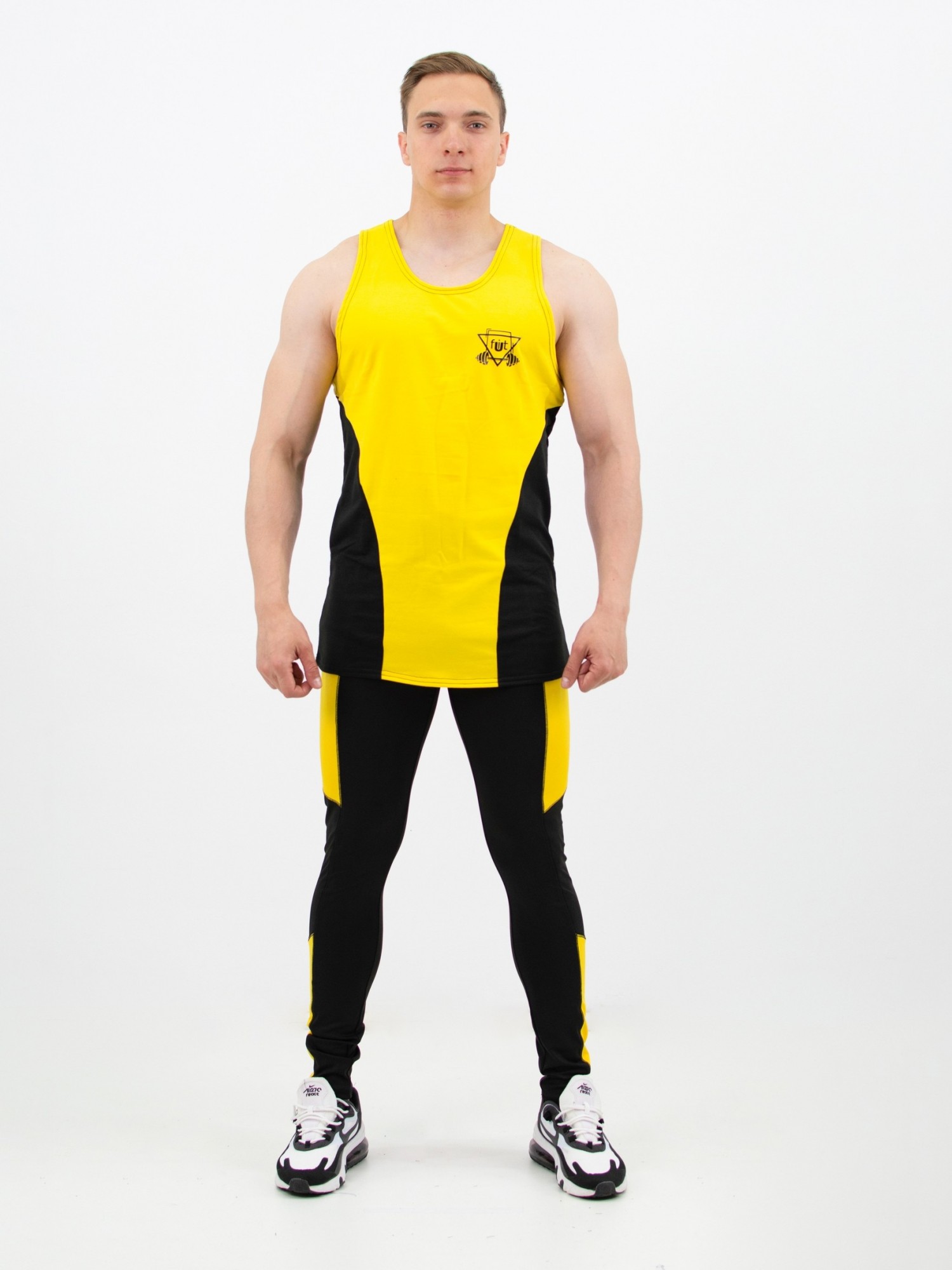 

Мужской спортивный комплект fitU Summer yellow 2.0  Желто-черный, Мужской спортивный комплект fitU Summer yellow 2.0 M Желто-черный