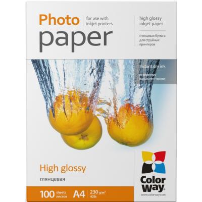 

Бумага Colorway A4 230г Glossy 100ст. (PG230100A4)