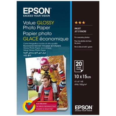 

Бумага Epson 10х15 Value Glossy Photo (C13S400037)