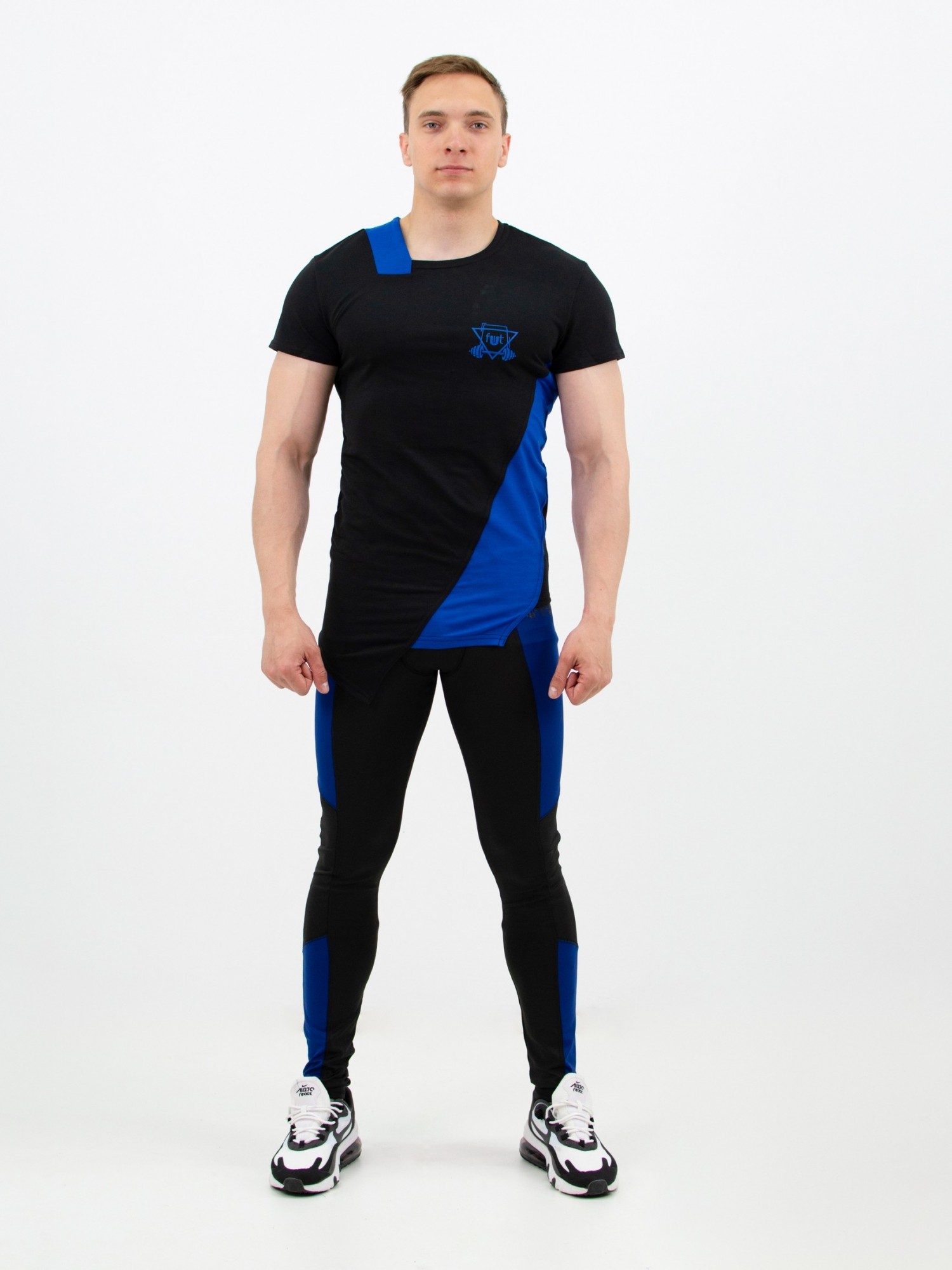 

Мужской спортивный комплект fitU Grade b-black 2.0  Черно-синий, Мужской спортивный комплект fitU Grade b-black 2.0 M Черно-синий