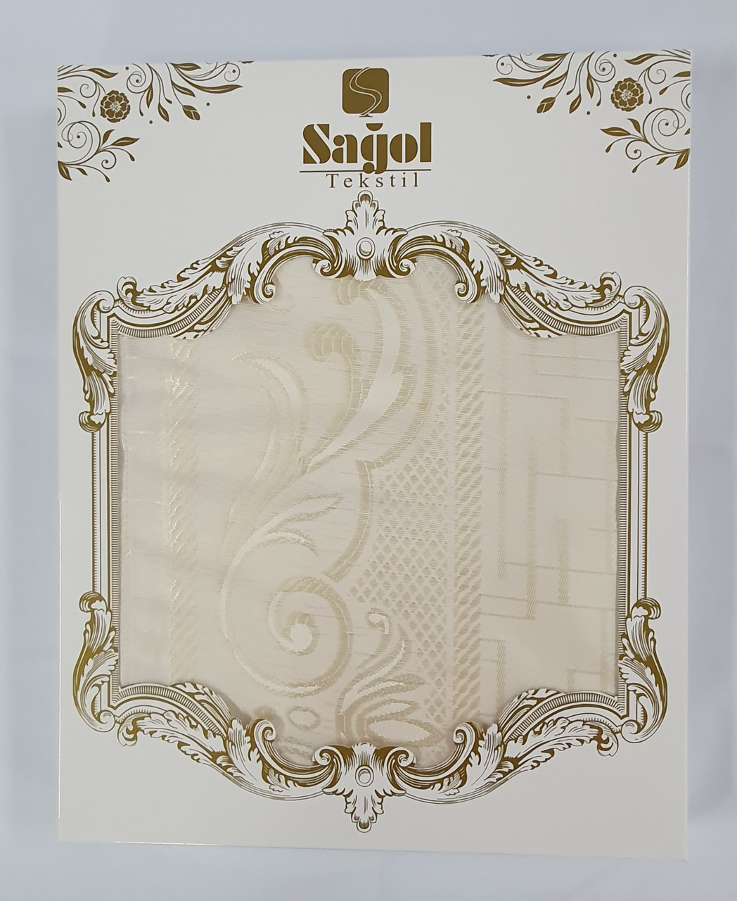 

Скатерть Sagol тефлон 220Q Sgl-003 Cream в коробке *