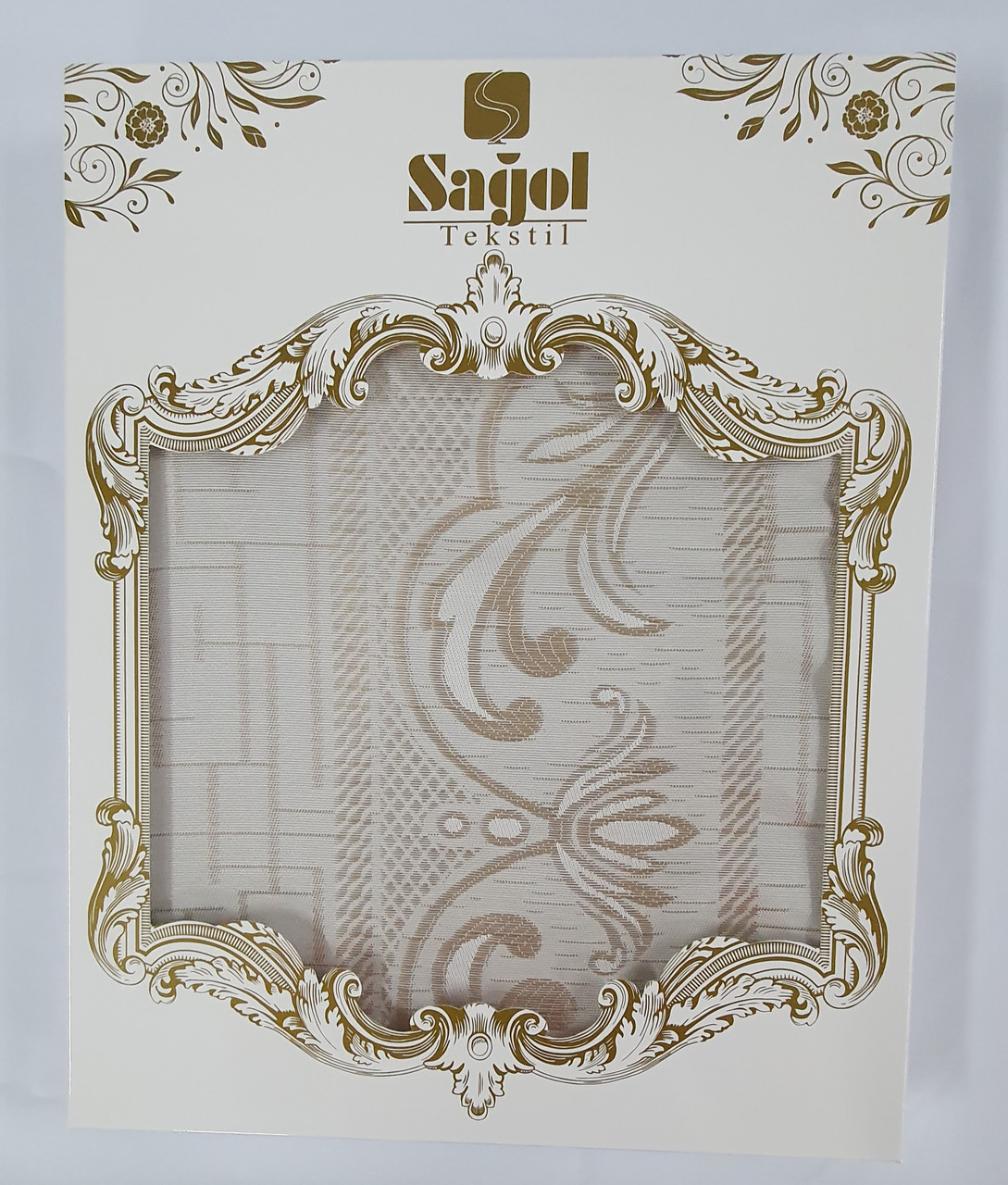 

Скатерть Sagol тефлон 160x220 ovale Sgl-003 Cappucino в коробке *