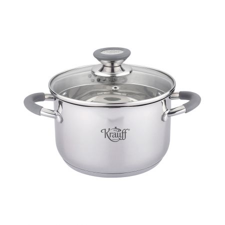 

Кастрюля со стеклянной крышкой Krauff 18 см 2,8 л (26-238-016)