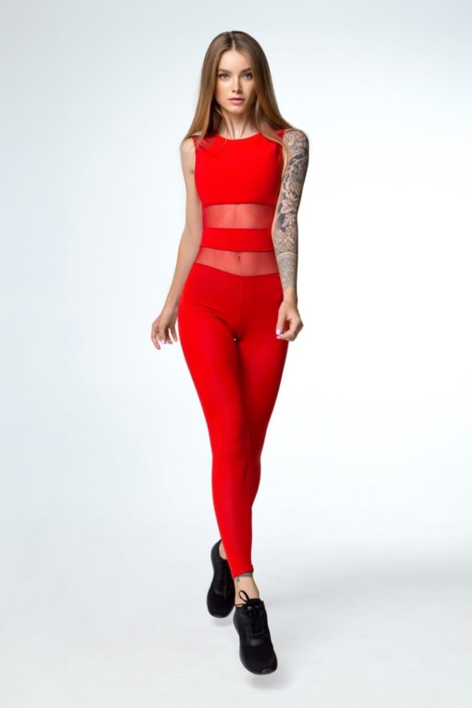 

Спортивный женский комбинезон Designed for Fitness Essential Red L красный