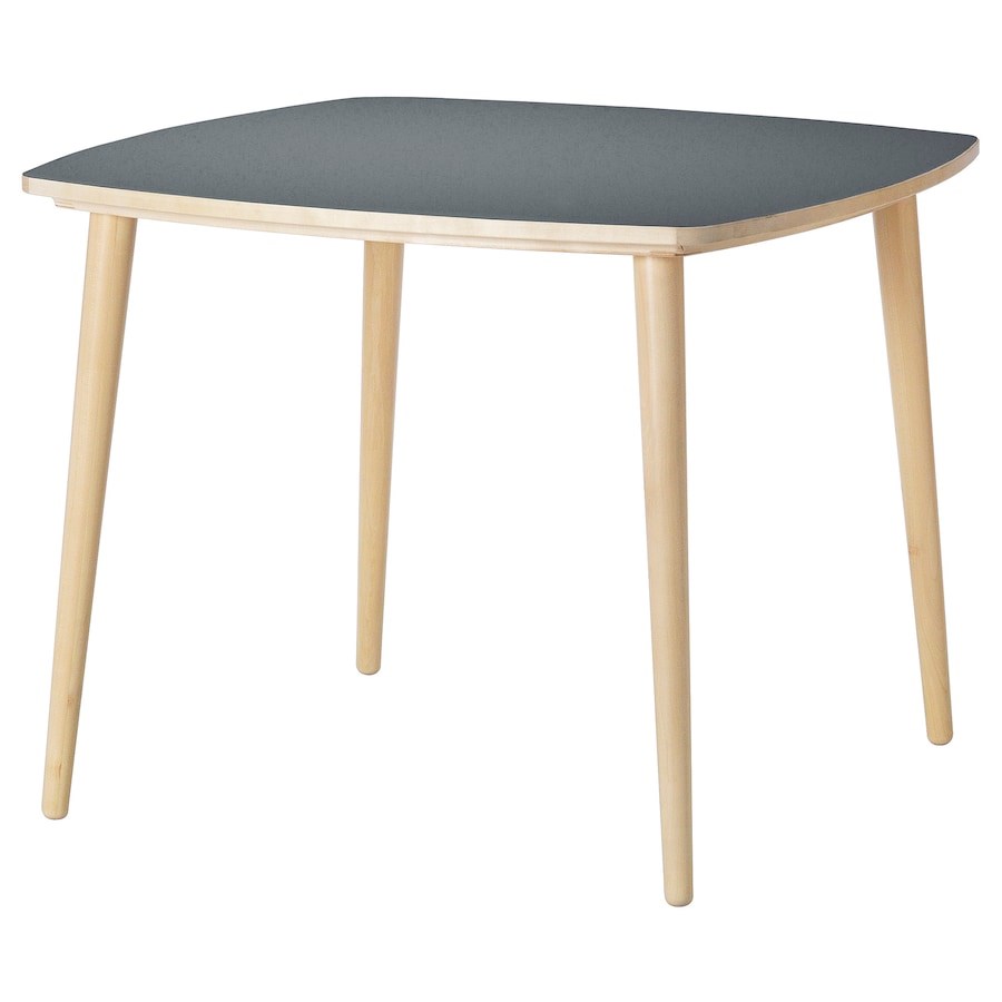 

Стіл IKEA OMTANKSAM 95 х 95 см антрацит/береза (604.694.00)
