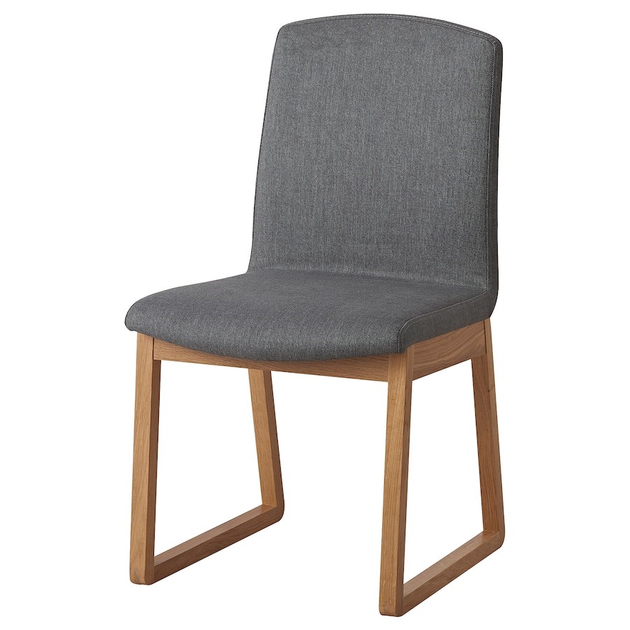 

Стілець IKEA KARLHUGO дуб / Nordvalla темно-сірий (804.035.16)