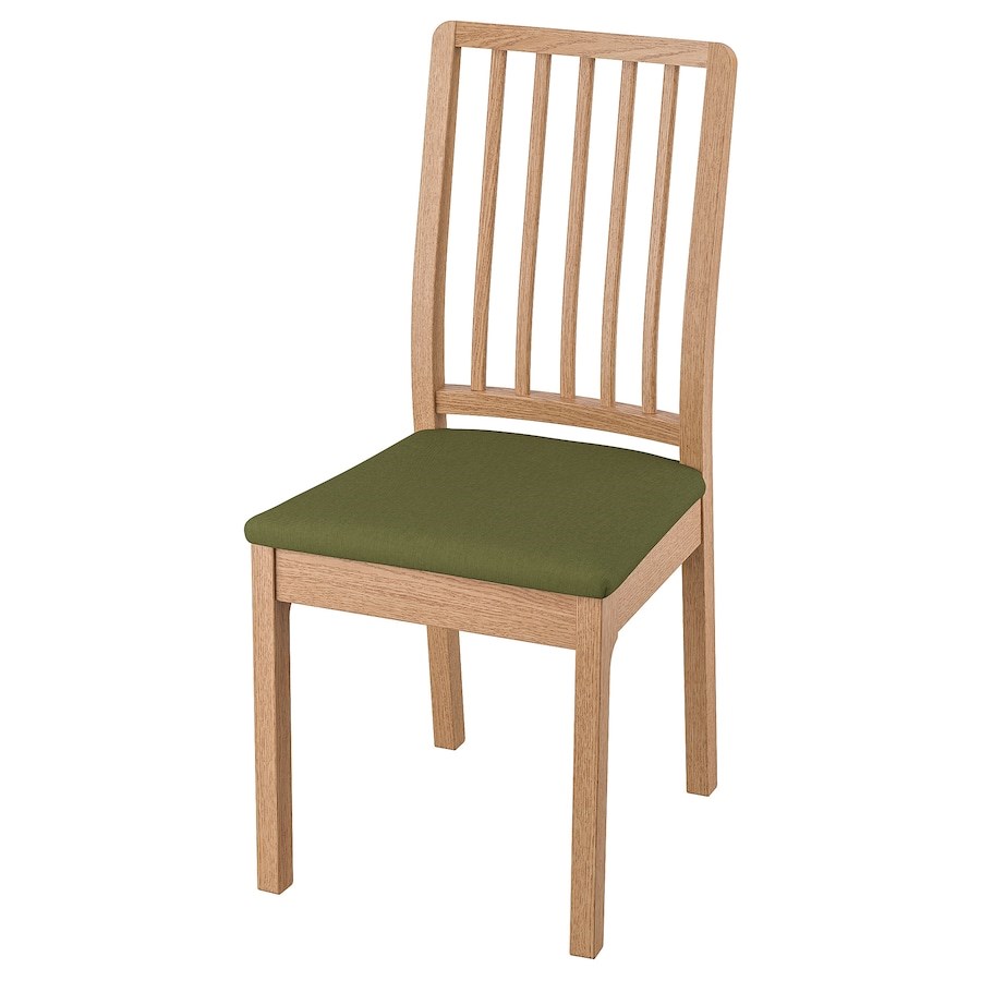 

Стілець IKEA EKEDALEN дуб / оливкова оррста (893.181.99)