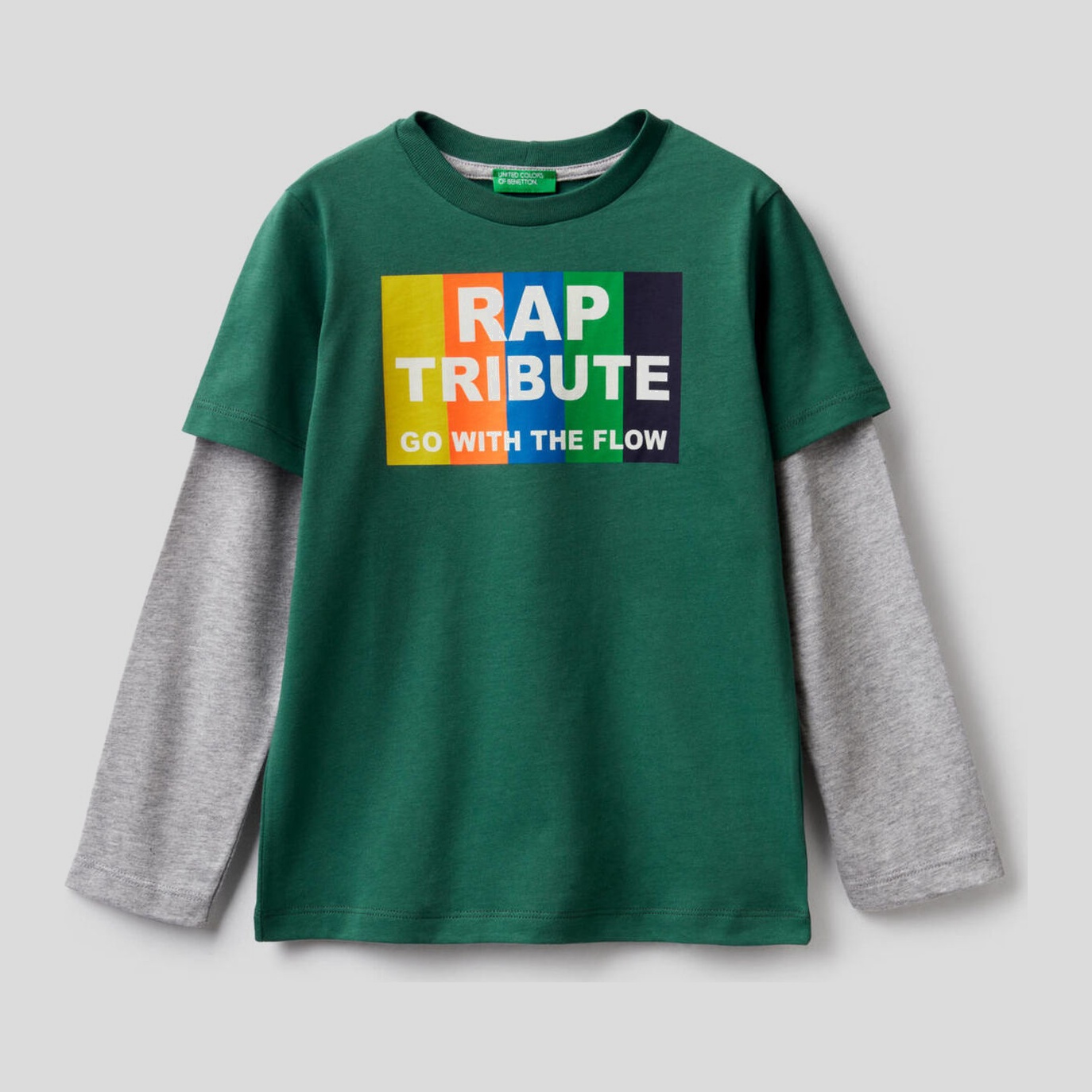 

Футболка с длинными рукавами United Colors of Benetton 3096C15C6.G-1N0 140 см L