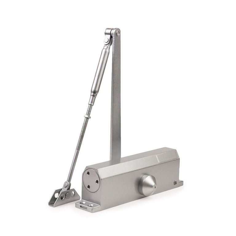 

Доводчик Дверной En4 60-86 Кг Серый Silver С Фиксацией 120С Siba Sb-1014S Silver N