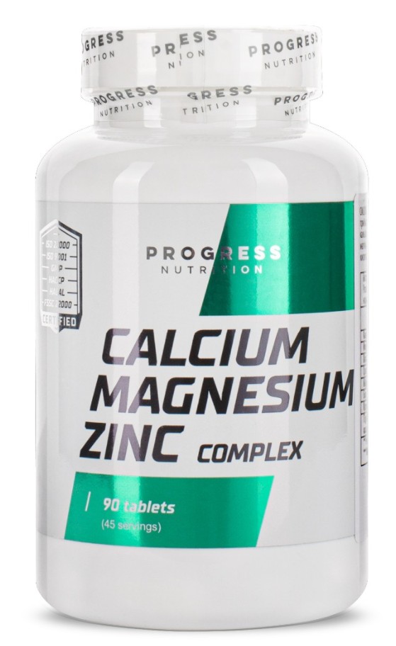 

Минералы Progress Nutrition Сalcium Magnesium Zinc 90 tabl